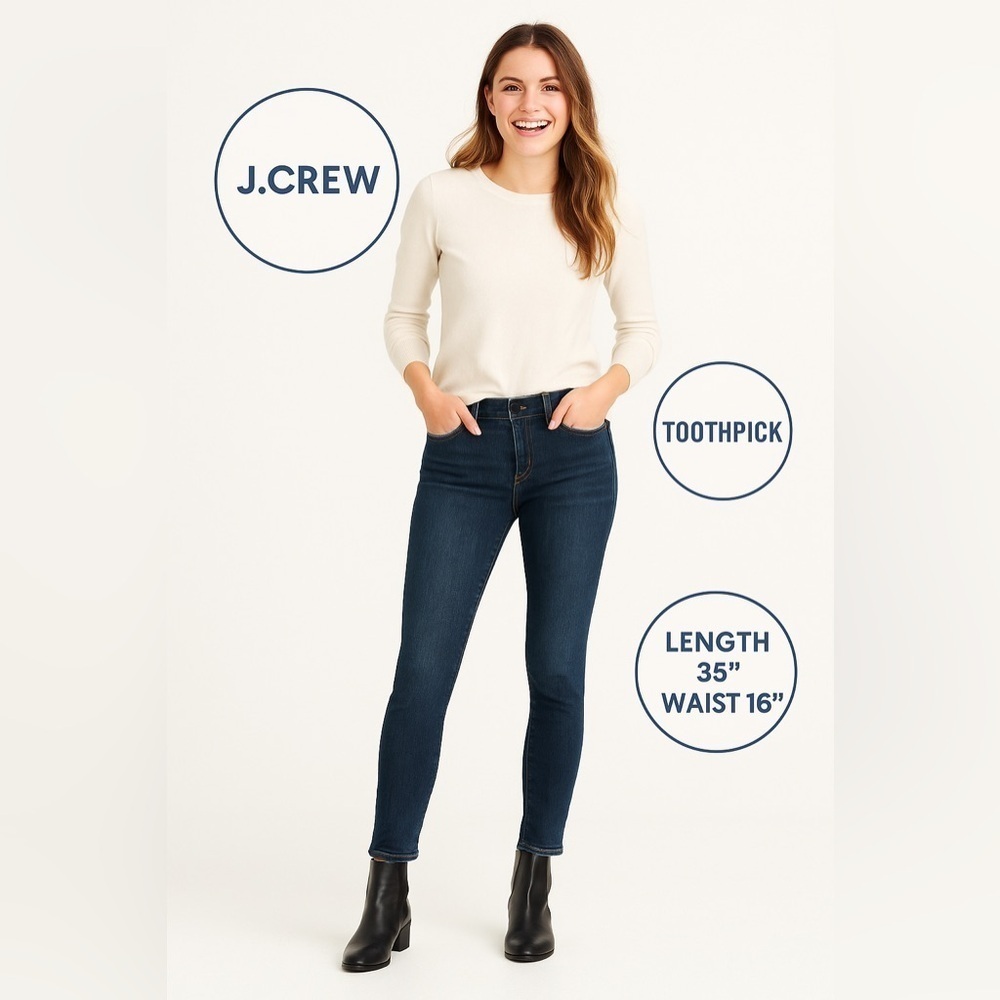 J. Crew Toothpick Jeans size 28